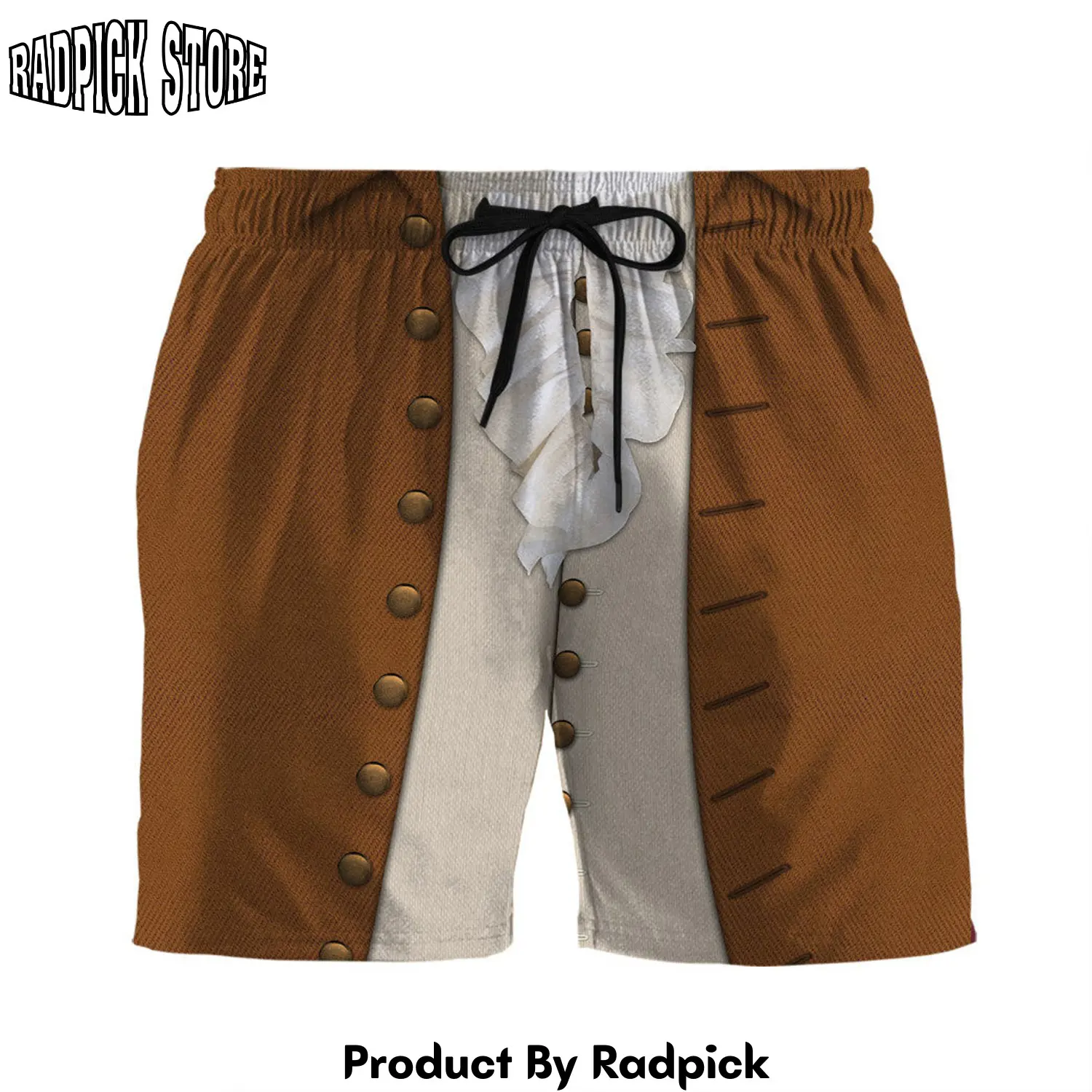 Radpick 3d custom alexander hamilton shorts rp631624
